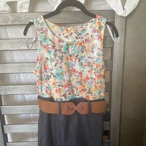 db Established 1962 dress with belt